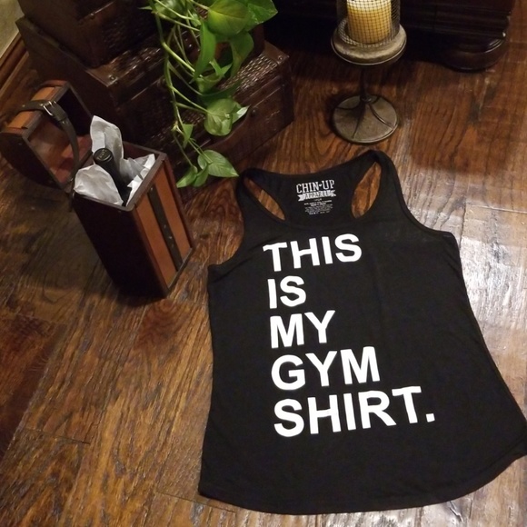 CHIN❣ UP APPAREL "This is My Gym T-shirt" - Picture 3 of 4